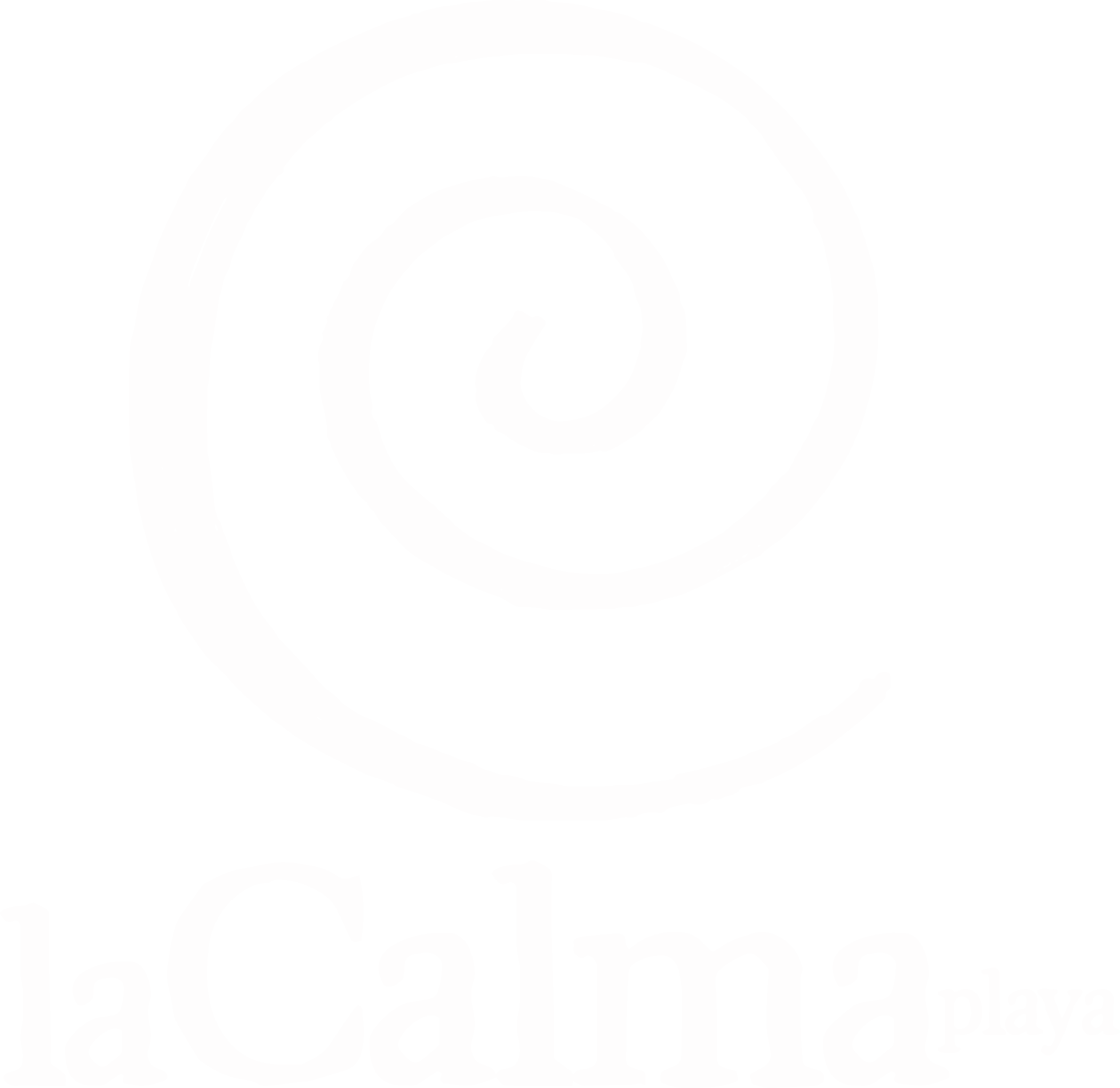 la calma blanco logo